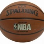 Spalding Basket Ball Silver National Basketball Association (nba) Outdoor # 6