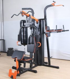 3 STATION MULTI-GYM WITH PUNCHING BAG