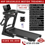 4HP Brushless Motor Treadmill