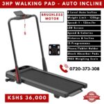 3HP Walking Pad with Auto Incline